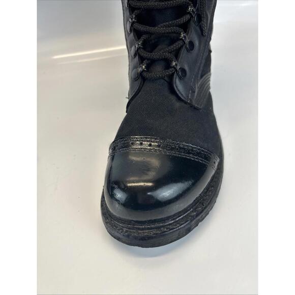 Corcoran Boots Men’s 8 EE Black Combat Tactical Cap Toe Made USA Good Cond - Picture 10 of 15